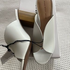 Who What Wear White Mule 7.5